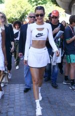 BELLA HADID Arrives at 2017 French Open at Roland Garros in Paris 06/10/2017