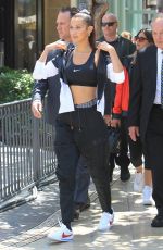 BELLA HADID Arrives at Nike Cortez Event in Los Angeles 06/03/2017