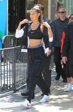 BELLA HADID Arrives at Nike Cortez Event in Los Angeles 06/03/2017