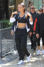 BELLA HADID Arrives at Nike Cortez Event in Los Angeles 06/03/2017
