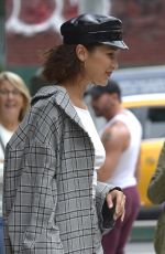 BELLA HADID Leaves Gigi