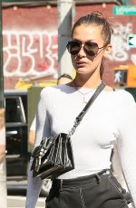 BELLA HADID Leaves Gigi