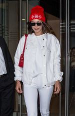 BELLA HADID Leaves Her Apartment in New York 06/08/2017