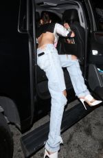 BELLA HADID Leaves Nice Guy in West Hollywood 06/20/2017