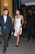 BELLA HADID Night Out in Paris 06/10/2017