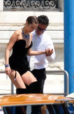 BELLA HADID on the Set of a Photoshoot in Venice 06/28/2017