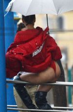 BELLA HADID on the Set of a Photoshoot in Venice 06/28/2017