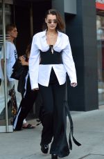 BELLA HADID Out and About in New York 06/12/2017