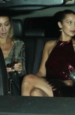 BELLA HADID Out for Dinner in West Hollywood 06/18/2017