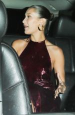 BELLA HADID Out for Dinner in West Hollywood 06/18/2017