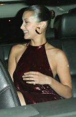 BELLA HADID Out for Dinner in West Hollywood 06/18/2017