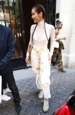 BELLA HADID Out in Paris 06/23/2017