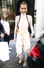 BELLA HADID Out in Paris 06/23/2017