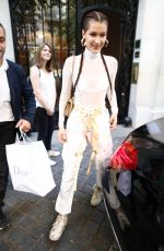 BELLA HADID Out in Paris 06/23/2017