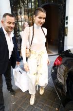 BELLA HADID Out in Paris 06/23/2017
