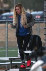 BELLA THORNE at Her Ex Boyfriends Soccer Game in Los Angeles 06/01/2017