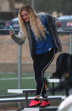 BELLA THORNE at Her Ex Boyfriends Soccer Game in Los Angeles 06/01/2017
