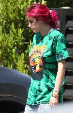 BELLA THORNE Out and About in Los Angeles 06/25/2017