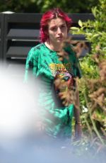 BELLA THORNE Out and About in Los Angeles 06/25/2017
