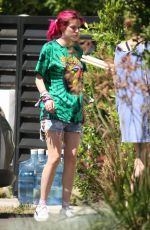 BELLA THORNE Out and About in Los Angeles 06/25/2017