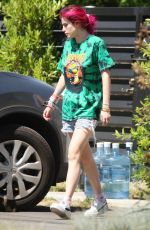 BELLA THORNE Out and About in Los Angeles 06/25/2017