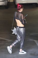 BELLA THORNE Out and About in Los Angeles 06/28/2017