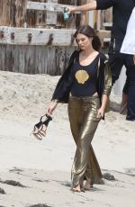 BIANCA BALTI on the Set of a Photoshoot in Malibu 06/14/2017