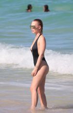 BIANCA ELOISE in Swimsuit at a Beach in Miami 06/23/2017