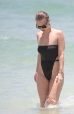 BIANCA ELOUISE and J LYNNE in Bikinis at a Beach in Miami 06/24/2017