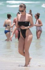 BIANCA ELOUISE and J LYNNE in Bikinis at a Beach in Miami 06/24/2017