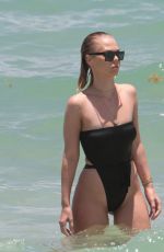BIANCA ELOUISE and J LYNNE in Bikinis at a Beach in Miami 06/24/2017