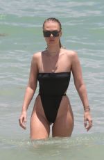 BIANCA ELOUISE and J LYNNE in Bikinis at a Beach in Miami 06/24/2017