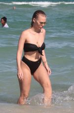 BIANCA ELOUISE and J LYNNE in Bikinis at a Beach in Miami 06/24/2017