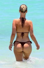 BIANCA ELOUISE in Bikini at a Beach in Miami 06/26/2017