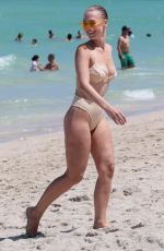 BIANCA ELOUISE in Bikini on the Beach in Miami 06/25/2017