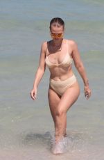 BIANCA ELOUISE in Bikini on the Beach in Miami 06/25/2017