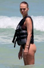 BIANCA ELOUISE in Bikini on the Beach in Miami 06/26/2017