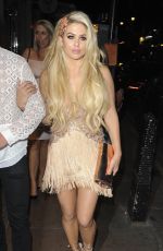 BIANCA GASCOIGNE Arrives Sixty6 Magazine Launch Party in London 06/21/2017
