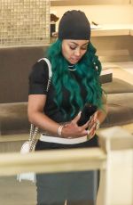 BLAC CHYNA Shopping at Saks Fifth Avenue in Beverly Hills 06/15/2017