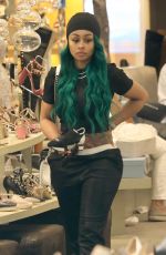 BLAC CHYNA Shopping at Saks Fifth Avenue in Beverly Hills 06/15/2017