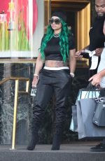 BLAC CHYNA Shopping at Saks Fifth Avenue in Beverly Hills 06/15/2017