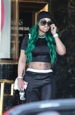 BLAC CHYNA Shopping at Saks Fifth Avenue in Beverly Hills 06/15/2017