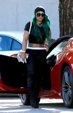 BLAC CHYNA Shopping at Saks Fifth Avenue in Beverly Hills 06/15/2017