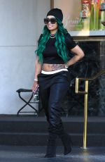 BLAC CHYNA Shopping at Saks Fifth Avenue in Beverly Hills 06/15/2017