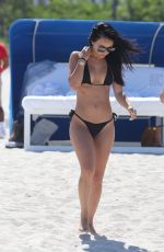 BRE TIESI in Bikini at a Beach in Miami 06/15/2017
