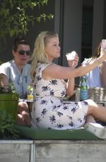 BRIDGET MAASLAND at a Beach Bar in Barcelona 06/18/2017
