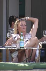 BRIDGET MAASLAND at a Beach Bar in Barcelona 06/18/2017
