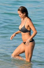 BROOKE BURKE in Bikini at a Beach in St Tropez 06/17/2017