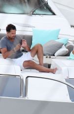 BROOKE BURKE in Bikini on a Yacht in Italy 06/24/2017