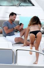 BROOKE BURKE in Bikini on a Yacht in Italy 06/24/2017